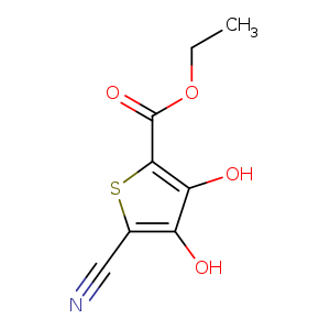 ethyl 5-cyano-3,4-dihydroxythiophene-2-carboxylate