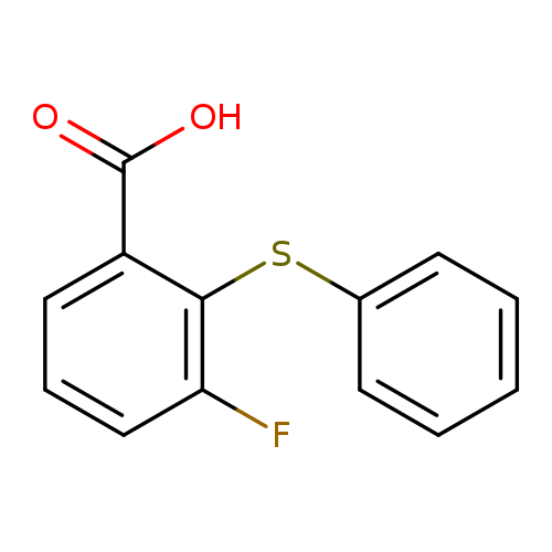3-fluoro-2-(phenylsulfanyl)benzoic acid