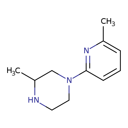3-methyl-1-(6-methylpyridin-2-yl)piperazine