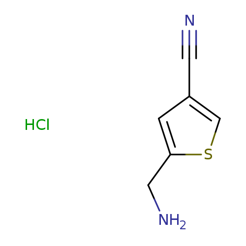 3-Thiophenecarbonitrile, 5-(aminomethyl)-, monohydrochloride