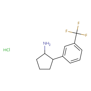2-[3-(trifluoromethyl)phenyl]cyclopentan-1-amine hydrochloride