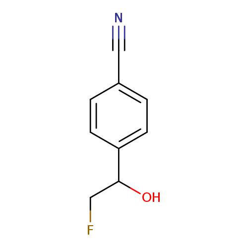 4-(2-fluoro-1-hydroxyethyl)benzonitrile