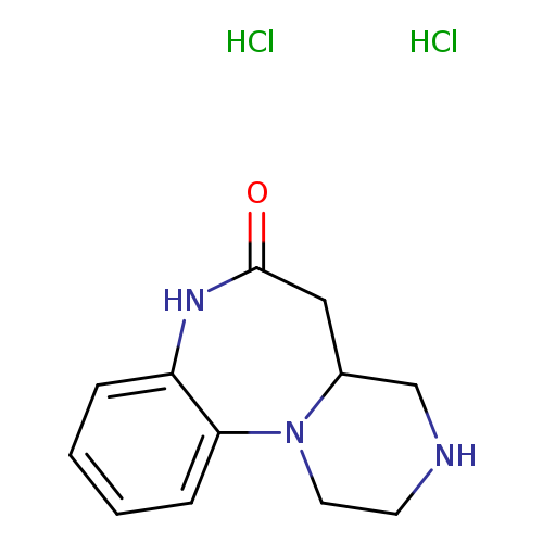 1,2,3,4,4A,5-Hexahydrobenzo[b]pyrazino[1,2-d][1,4]diazepin-6(7h)-one 2hcl