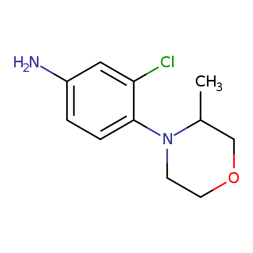 3-chloro-4-(3-methylmorpholin-4-yl)aniline