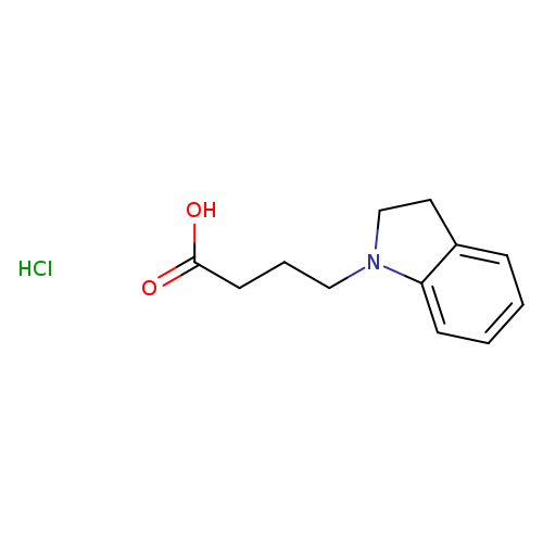 4-(2,3-dihydro-1H-indol-1-yl)butanoic acid hydrochloride