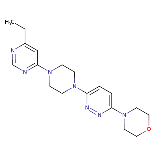 4-{6-[4-(6-ethylpyrimidin-4-yl)piperazin-1-yl]pyridazin-3-yl}morpholine