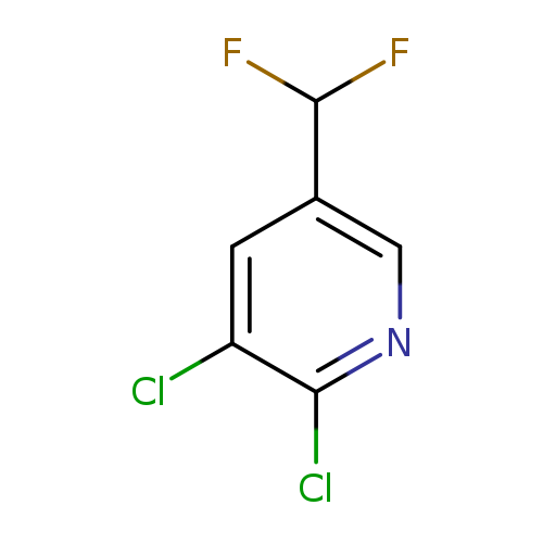 Pyridine, 2,3-dichloro-5-(difluoromethyl)- (9CI)