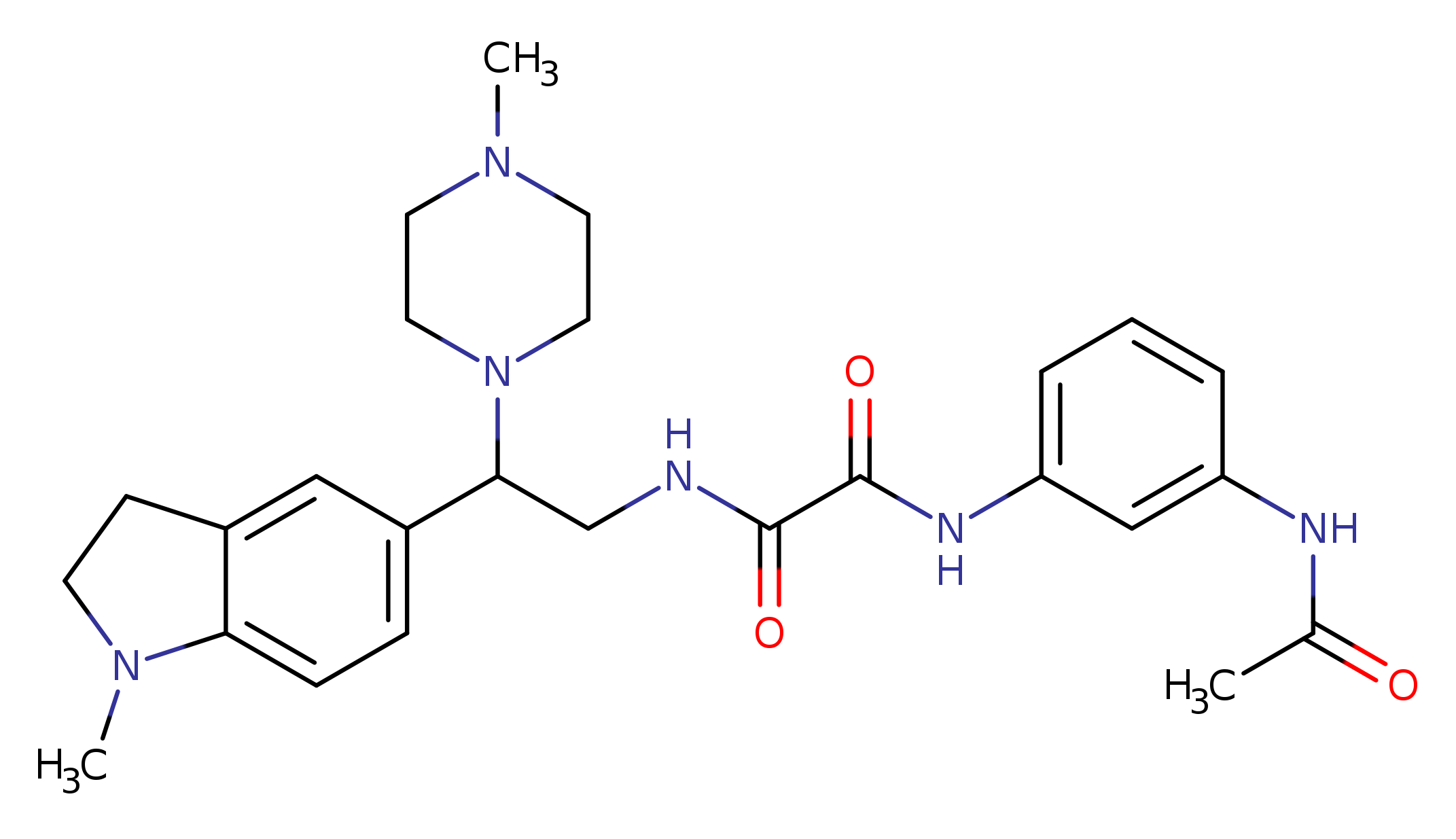 N'-(3-acetamidophenyl)-N-[2-(1-methyl-2,3-dihydro-1H-indol-5-yl)-2-(4-methylpiperazin-1-yl)ethyl]ethanediamide