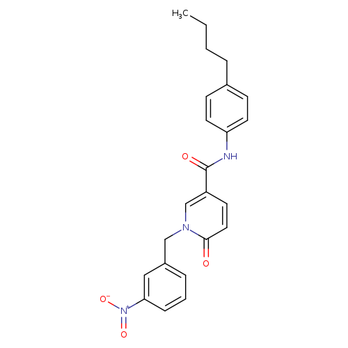 N-(4-butylphenyl)-1-[(3-nitrophenyl)methyl]-6-oxo-1,6-dihydropyridine-3-carboxamide