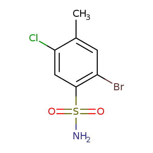 2-bromo-5-chloro-4-methylbenzene-1-sulfonamide