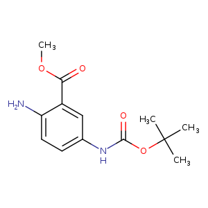 methyl 2-amino-5-{[(tert-butoxy)carbonyl]amino}benzoate