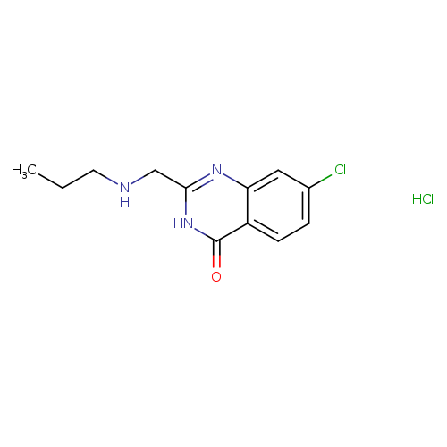 7-chloro-2-[(propylamino)methyl]-3,4-dihydroquinazolin-4-one hydrochloride