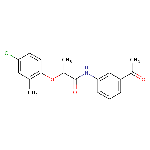N-(3-Acetylphenyl)-2-(4-chloro-2-methylphenoxy)propanamide