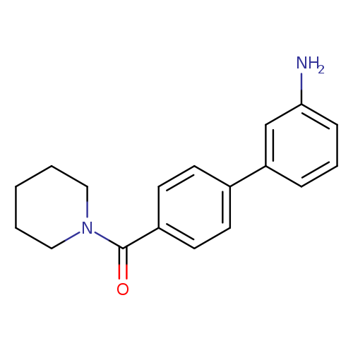 3-{4-[(Piperidin-1-yl)carbonyl]phenyl}aniline