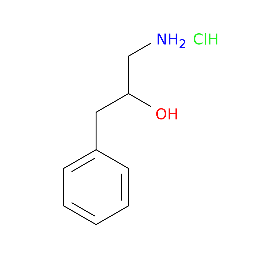 1-Amino-2-hydroxy-3-phenylpropane, HCl