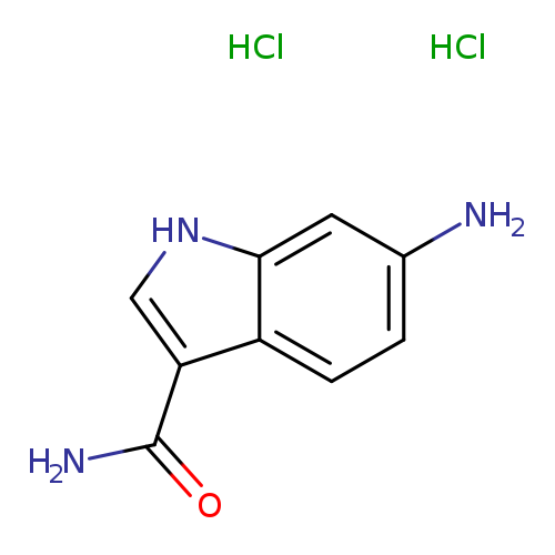 6-amino-1H-indole-3-carboxamide dihydrochloride