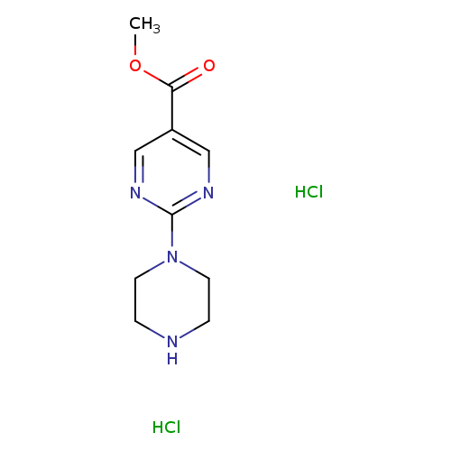 methyl2-(piperazin-1-yl)pyrimidine-5-carboxylatedihydrochloride