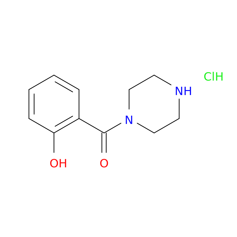 2-(piperazine-1-carbonyl)phenol hydrochloride