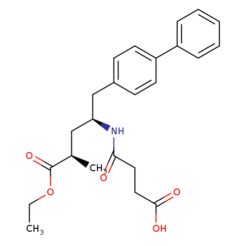 [1,1'-Biphenyl]-4-pentanoic acid, γ-[(3-carboxy-1-oxopropyl)amino]-α-methyl-, α-ethyl ester, (αR,γS)-