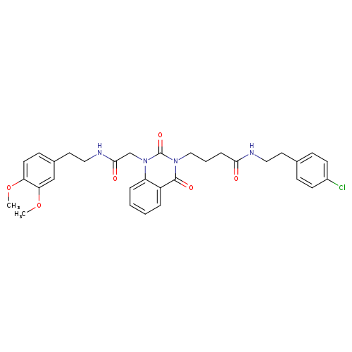 N-[2-(4-chlorophenyl)ethyl]-4-[1-({[2-(3,4-dimethoxyphenyl)ethyl]carbamoyl}methyl)-2,4-dioxo-1,2,3,4-tetrahydroquinazolin-3-yl]butanamide