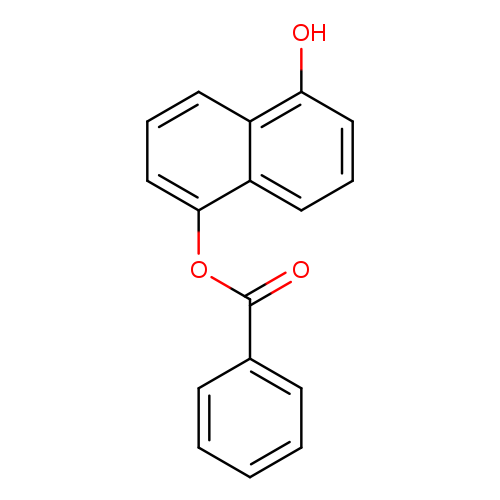 5-hydroxy-1-naphthyl benzoate
