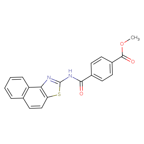 methyl 4-({naphtho[1,2-d][1,3]thiazol-2-yl}carbamoyl)benzoate