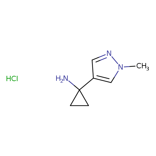 1-(1-Methyl-1H-pyrazol-4-yl)cyclopropanamine hydrochloride