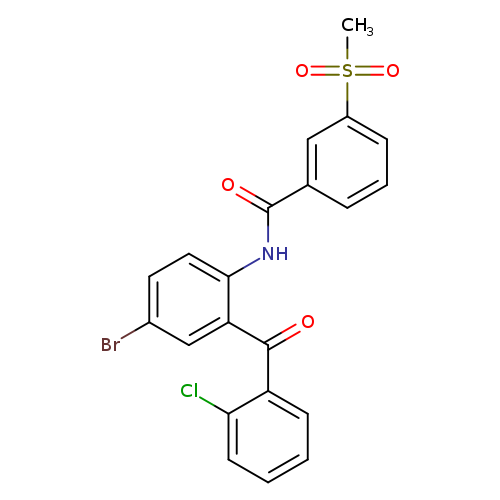 N-[4-bromo-2-(2-chlorobenzoyl)phenyl]-3-methanesulfonylbenzamide