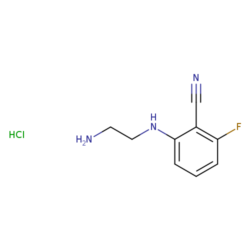 2-[(2-Aminoethyl)amino]-6-fluorobenzonitrile hydrochloride