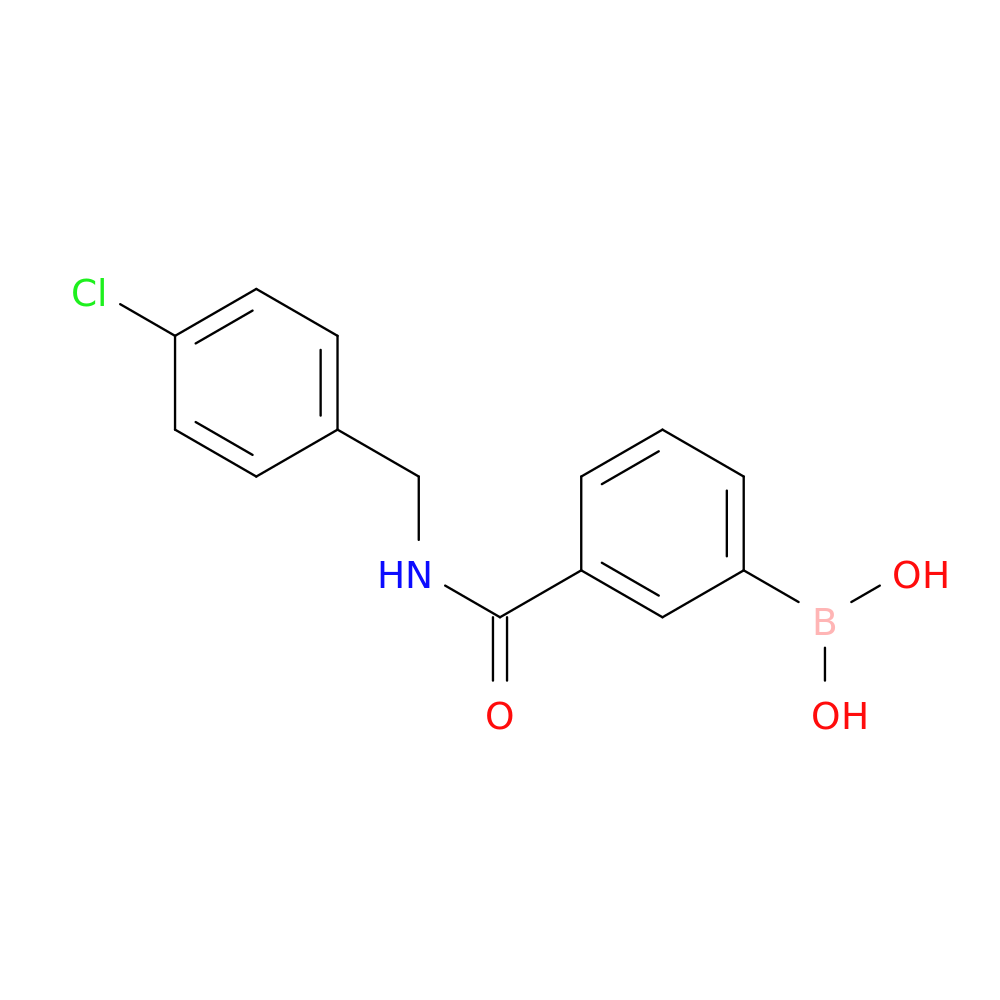Boronic acid, b-[3-[[[(4-chlorophenyl)methyl]amino]carbonyl]phenyl]-