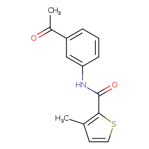 N-(3-Acetylphenyl)-3-methylthiophene-2-carboxamide