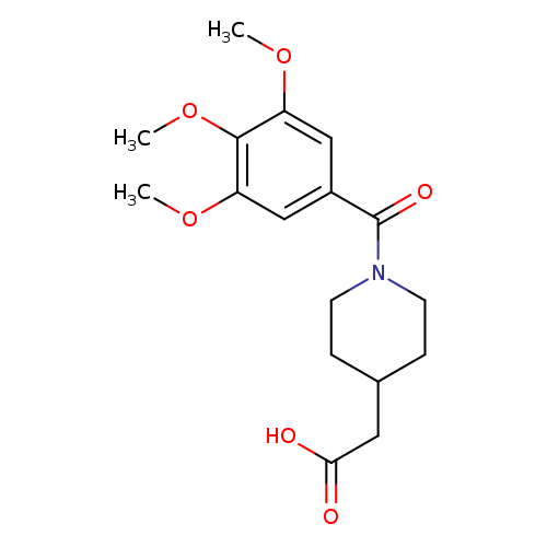 [1-(3,4,5-Trimethoxybenzoyl)piperidin-4-yl]acetic acid