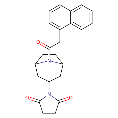 1-{8-[2-(naphthalen-1-yl)acetyl]-8-azabicyclo[3.2.1]octan-3-yl}pyrrolidine-2,5-dione
