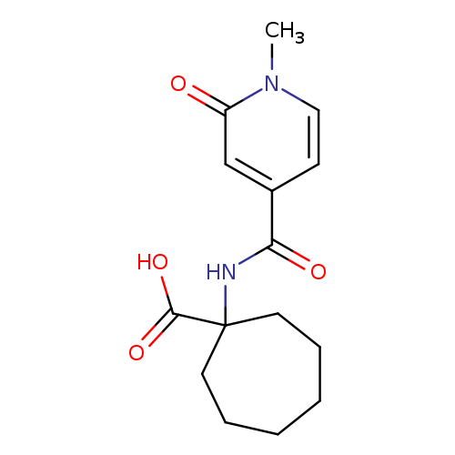 1-(1-methyl-2-oxo-1,2-dihydropyridine-4-amido)cycloheptane-1-carboxylic acid