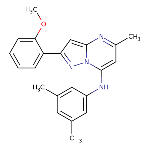 N-(3,5-dimethylphenyl)-2-(2-methoxyphenyl)-5-methylpyrazolo[1,5-a]pyrimidin-7-amine