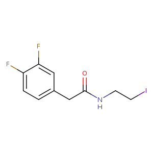 2-(3,4-difluorophenyl)-N-(2-iodoethyl)acetamide