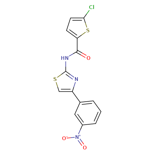 5-chloro-N-[4-(3-nitrophenyl)-1,3-thiazol-2-yl]thiophene-2-carboxamide