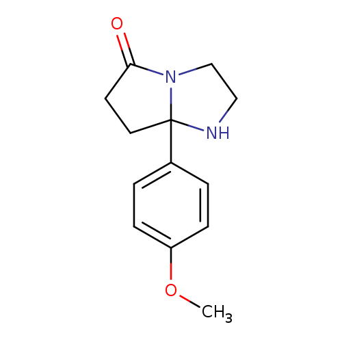 7a-(4-methoxyphenyl)-hexahydro-1H-pyrrolo[1,2-a]imidazolidin-5-one