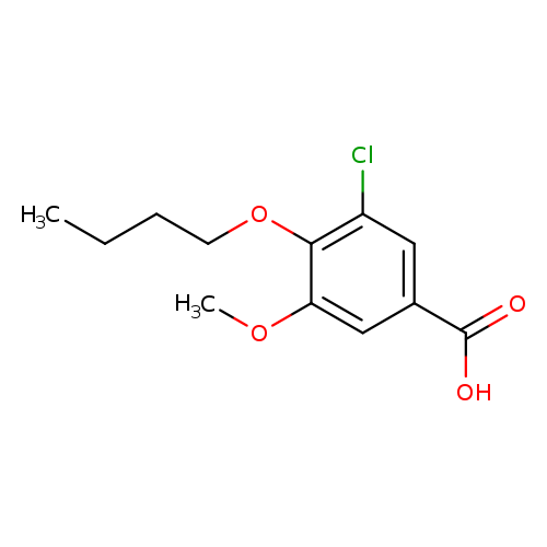 4-Butoxy-3-chloro-5-methoxybenzoic acid