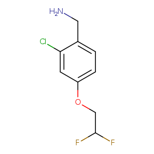 [2-Chloro-4-(2,2-difluoroethoxy)phenyl]methanamine