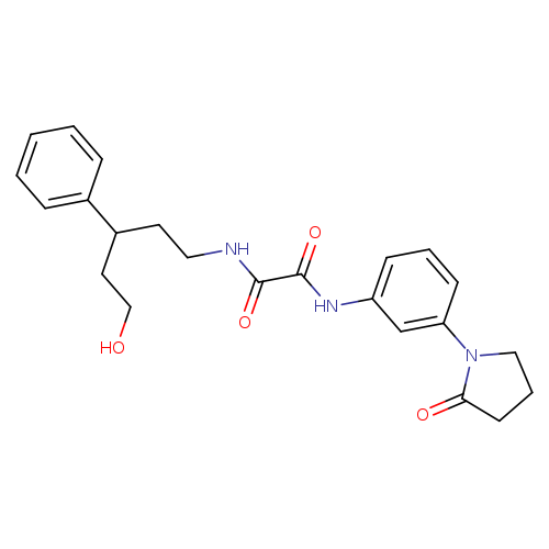 N'-(5-hydroxy-3-phenylpentyl)-N-[3-(2-oxopyrrolidin-1-yl)phenyl]ethanediamide