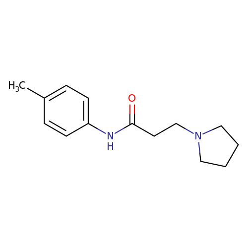 3-(Pyrrolidin-1-yl)-N-(p-tolyl)propanamide