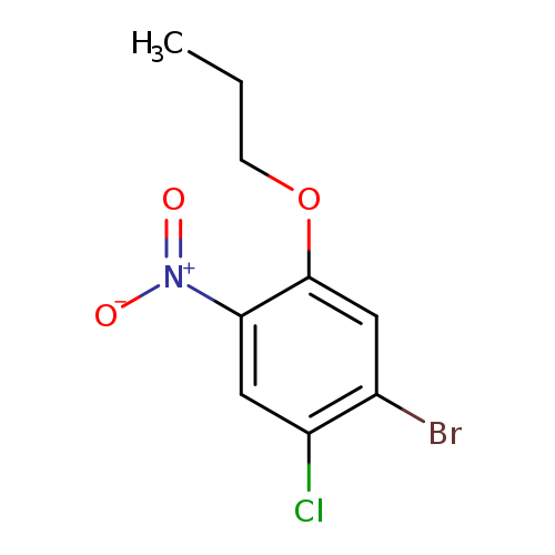 1-Bromo-2-chloro-4-nitro-5-propoxybenzene