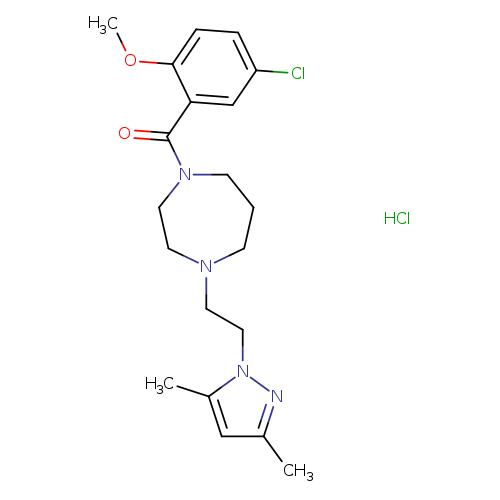 1-(5-chloro-2-methoxybenzoyl)-4-[2-(3,5-dimethyl-1H-pyrazol-1-yl)ethyl]-1,4-diazepane hydrochloride