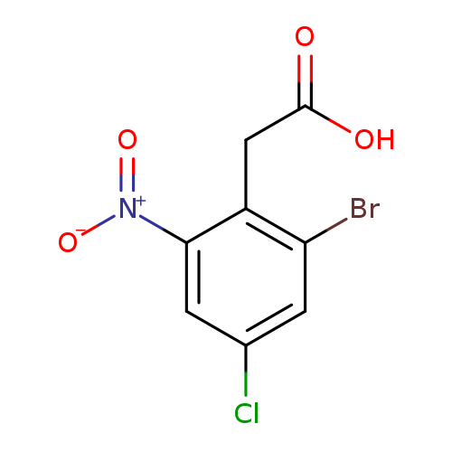 (2-Bromo-4-chloro-6-nitrophenyl)acetic acid