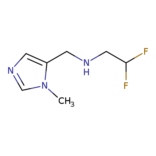(2,2-difluoroethyl)[(1-methyl-1H-imidazol-5-yl)methyl]amine