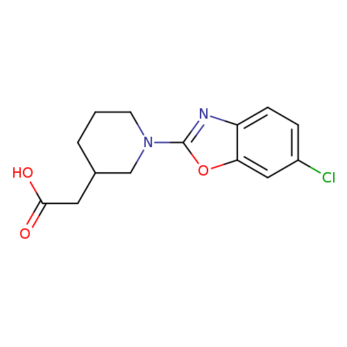 [1-(6-Chloro-1,3-benzoxazol-2-yl)piperidin-3-yl]acetic acid