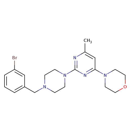 4-(2-{4-[(3-bromophenyl)methyl]piperazin-1-yl}-6-methylpyrimidin-4-yl)morpholine