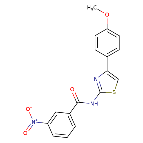 N-[4-(4-methoxyphenyl)-1,3-thiazol-2-yl]-3-nitrobenzamide