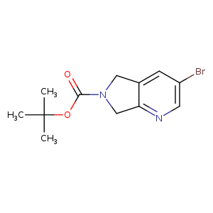 6H-Pyrrolo[3,4-b]pyridine-6-carboxylic acid, 3-bromo-5,7-dihydro-, 1,1-dimethylethyl ester